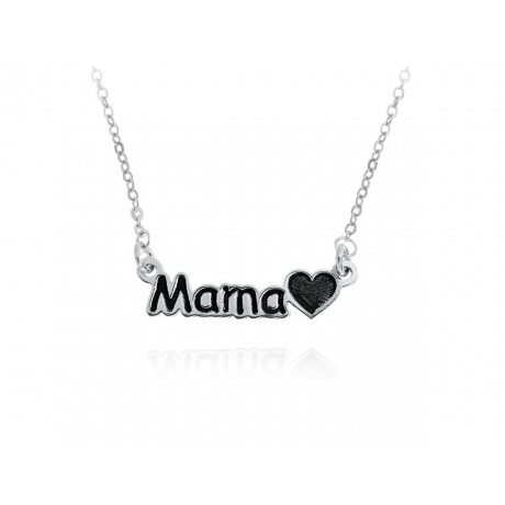 Mama Silver Necklace