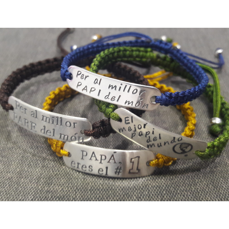 Gift For My Dad, From Son - Men's Leather Bracelet For Dad - Great For –  Liliana and Liam