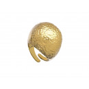 1AR Golden Domed Ring