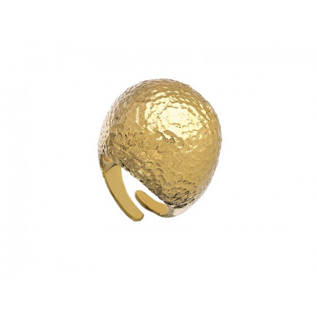 1AR Golden Domed Ring