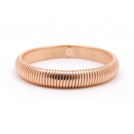 1AR Rose Gold Plated Gas-Tube Flexible Bracelet