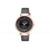 ELIXA Women's Rose Gold and Leather Watch E117-L476