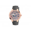 ELIXA Women's Rose Gold Watch with Silicon Strap E094-L363