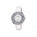 ELIXA Women's Watch with Crystals and Leather Strap E098-L381