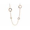 BRONZALLURE Linked Circle Necklace