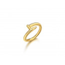 LE CARRE Gold Plated Silver Ring