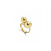 LE CARRE Gold Plated Silver Ring