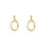 UNO de 50 Gold "Sheet" Earrings PEN0612