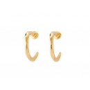 UNO de 50 Gold "Nail" Earrings PEN0613