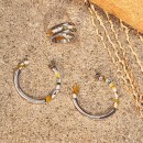 VICEROY Stainless Steel and Resine Hoops