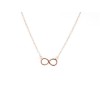 Rose Gold 925 Silver Infinity Choker Necklace