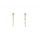 UNO de 50 Gold "Pointing Out" Earrings PEN0654