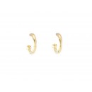 UNO de 50 Gold "Wish Me Luck" Earrings PEN0644