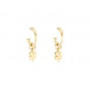 UNO de 50 Gold "Wish Me Luck" Earrings PEN0644