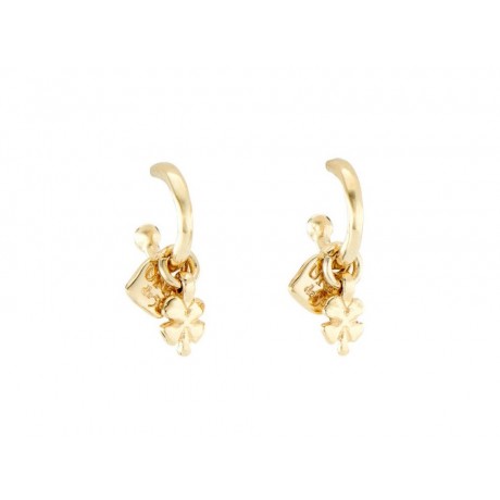 UNO de 50 Gold "Wish Me Luck" Earrings PEN0644