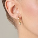 UNO de 50 Gold "Wish Me Luck" Earrings PEN0644