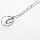 JOIDART Embolic Silver Necklace