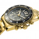Men's VICEROY IP Gold Steel Watch