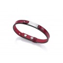 Men's VICEROY Red Leaher Bracelet