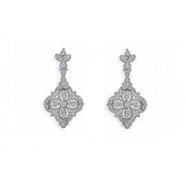 Sterling Silver Earrings with Swarovski®