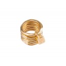 UNO de 50 "Prisoner" Gold Ring ANI0057
