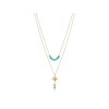 VICEROY IP Gold Steel Necklace