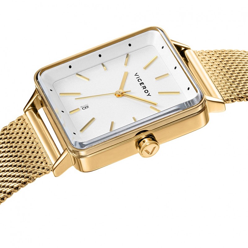 Comprar online y barato Reloj Viceroy mujer acero malla milanesa ref.  40898-07 sin costes de envío.