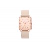 Women's VICEROY IP Rose Gold Leather Strap Watch