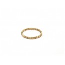 18k Gold Beaded Ring
