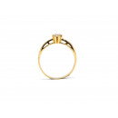 18k Gold ZC Flower Ring