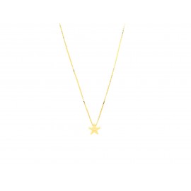 18k Gold Star Diamond Necklace