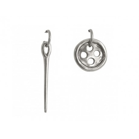 UNO de 50 "Needle and Button" Earrings PEN0017