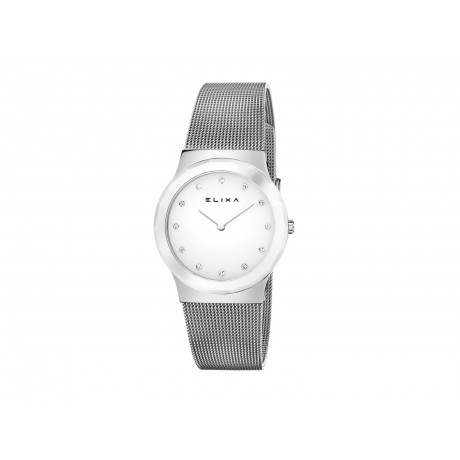 ELIXA Women's Steel and Ceramic Watch E101-L395