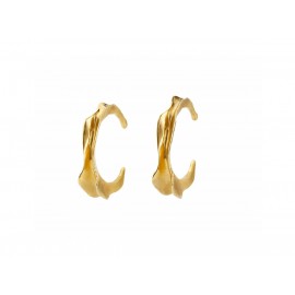 UNO de 50 Gold Swagy Earrings PEN0507