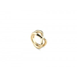 UNO de 50 Gold Crossed Ring ANI0732