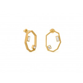 JOIDART Geoda Golden Earrings