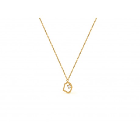 JOIDART Geoda Golden Necklace