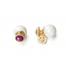 Velvet Amanda Rose Pearl Earrings VA02RS