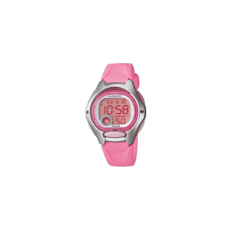 Girl's Pink Strap Casio Digital Watch