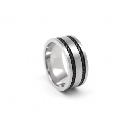 ADOLFO DOMÍNGUEZ Stainless Steel Ring AD0110