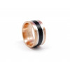 ADOLFO DOMÍNGUEZ Stainless Steel and Copper Ring AD0360