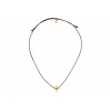 UNO de 50 "Crossed" Gold Necklace COL0914