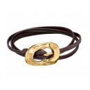 UNO de 50 "Around the Universe" Gold Bracelet PUL1345