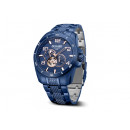 Mens' DUWARD Blue IP Automatic Watch D95801.75